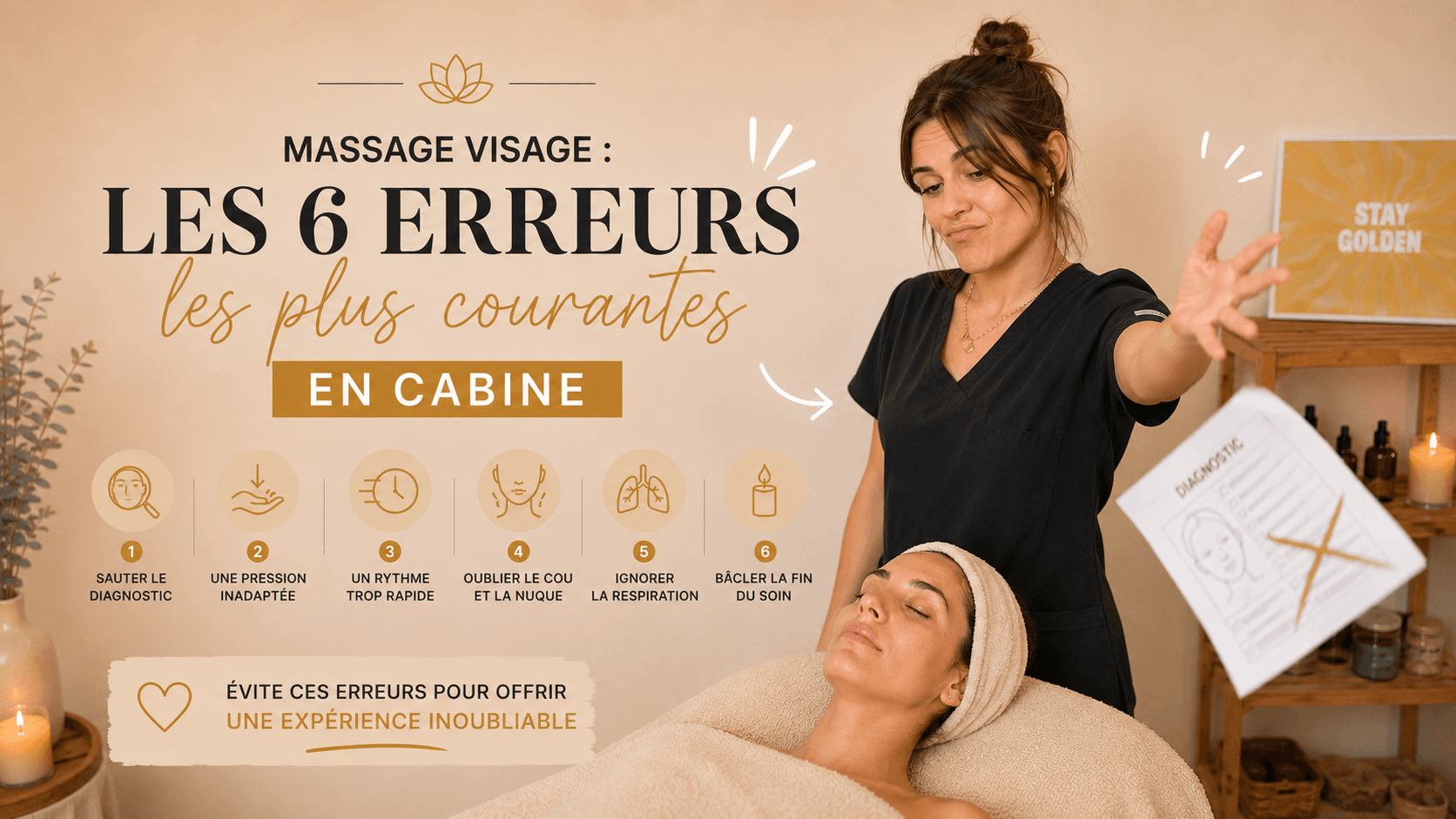 Massage visage : les 6 erreurs les plus fréquentes en cabine